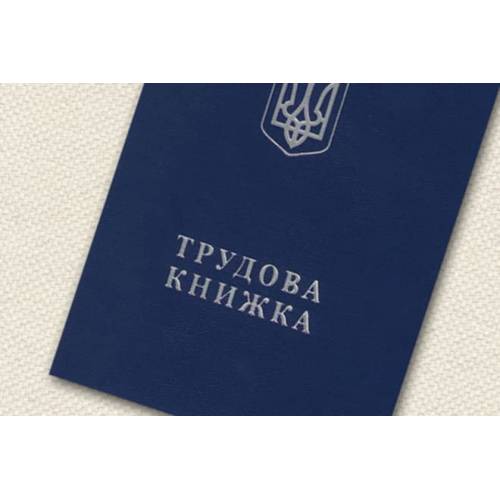 Трудова книга проста з голограмою