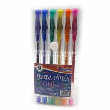 Набір ручок гель JosefOtten 888 Glitter  6шт PVC 888G-6