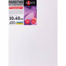 Холст на подрамнике TM Santi 30*40 акриловий грунт, хлопок, среднее зерно 954823