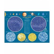 Карта настінна ІПТ формат А2 картон (не ламінована) 65х45см Зоряне небо