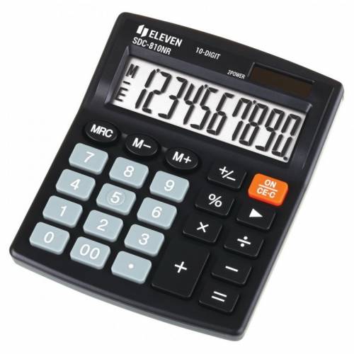 Калькулятор ELEVEN SDC-810NR (виробництво citizen) 10 розрядів, середній колір в асортименті Калькулятор ELEVEN SDC-810NR (виробництво citizen) 10 розрядів, середній колір в асортименті