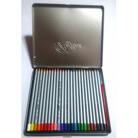 Цветные карандаши  Marco 24цв. 7120-24TN Raffine акварель в железн. пен. 