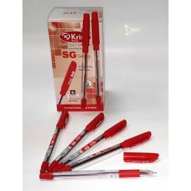 Ручка KrishA+ масл SG 0.7мм grip красная