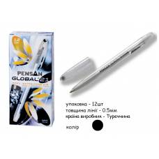 Ручка Pensan Global шариковая 0.5мм 2221 чёрная