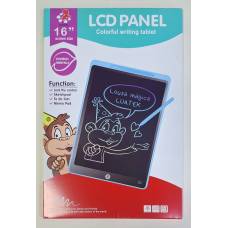 Дошка дитяча LCD PANEL екран 24*36см 1601 16"  (у вигляді планшета)