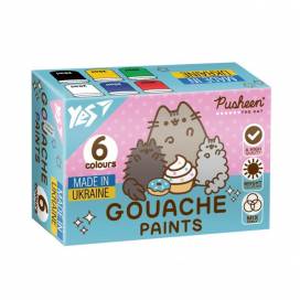 Набор гуашевых красок YES  6цв 20мл Pusheen 230400