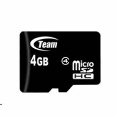 Накопитель MicroSD team  4Gb (class 4) + adapter