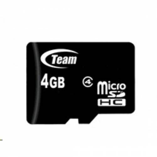 Накопитель MicroSD team  4Gb (class 4) + adapter