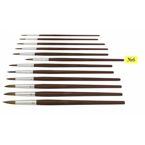 Кисточка ТМ 1вересня пони № 6 310265  для рисования на бумаге, холсте
