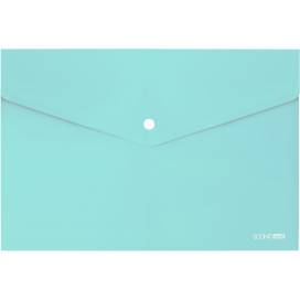 Папка Economix на кнопці формат A4 E31301-84 НЕПРОЗОРА пастельна м'ятна