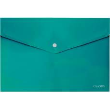 Папка Economix на кнопці формат A4 E31301-21 НЕПРОЗОРА пастельна бірюзова