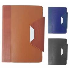 Блокнот Leader 140079 шкірзам А5 96 арк. клітинка на магніті колір в ассортименті