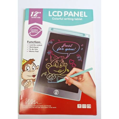 Дошка дитяча LAU LCD PANEL екран 19*29см 1201 12"  (у вигляді планшета)