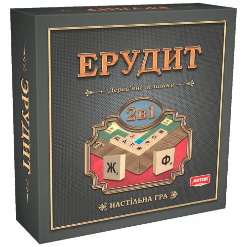 Игра TM Artos настольная "Эрудит 2в1 дерево" 620987