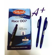 Ручка Krish A+ масл RACE 007 0.7мм клац синяя