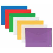 Папка Economix на кнопці формат A4 E31301 прозора глянцева колір в асортименті ХІТ ПРОДАЖ!