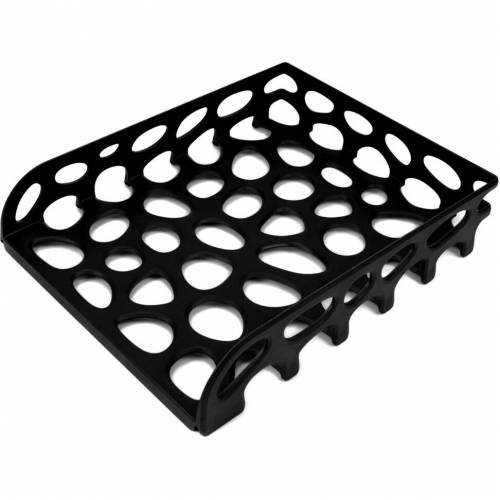 Лоток для паперу пластиковий горизонтальний Tascom ударостійкий чорний 20201