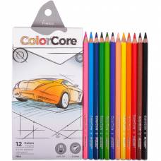 Цветные карандаши  Marco 12цв. 3100-12CB ColorCore d=4.00 +1 графитн 