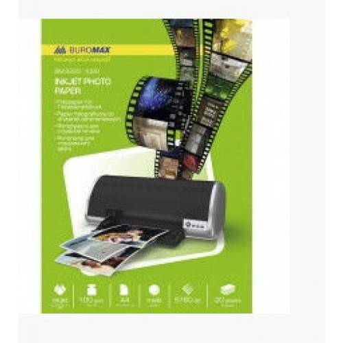 Фотобумага Buromax A4 20л матов 180г/кв.м BM.2225-4020 Фотобумага Buromax A4 20л матов 180г/кв.м BM.2225-4020