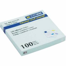 Бумага для заметок с липким слоем Buromax 75*75 100л ассорти BM.2312-99 Бумага для заметок с липким слоем Buromax 75*75 100л ассорти BM.2312-99