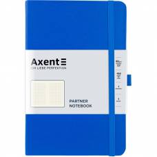 Блокнот Axent 8201 125*195 96л Partner клетка голубой