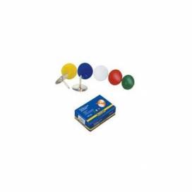 Кнопки Buromax метал цветные BM.5104 100шт