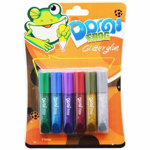 Гель Pasco  6цв клей с блёстками 6мл на блистере GG-001-1 304502