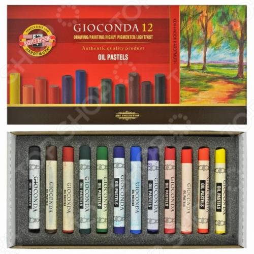 Набор пастелей маслянных KOH-I-NOOR 12цветов 8352 Gioconda 8352012001KS
