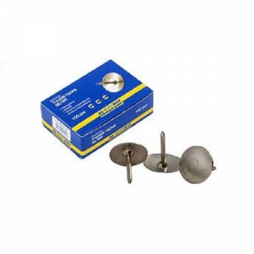 Кнопки Buromax цвяшки метал. нікель  50шт картон. упак. BM.5105