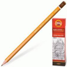Простий олівець Koh-i-noor 1500 б/гум 4B Простий олівець Koh-i-noor 1500 б/гум 4B