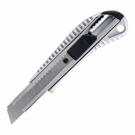 Нож канц Axent 18мм 6902-A направл, резин. вставки 18мм