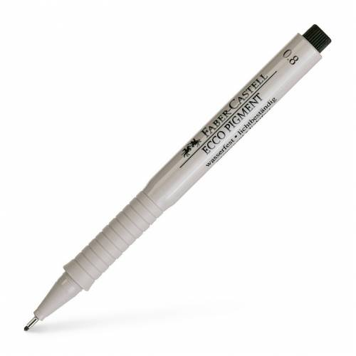 Линер Faber Ecco pigment черный 166899 0,8мм Линер Faber Ecco pigment черный 166899 0,8мм