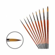 Пензель Kolos синтетика круглий Carrot 1097R № 6