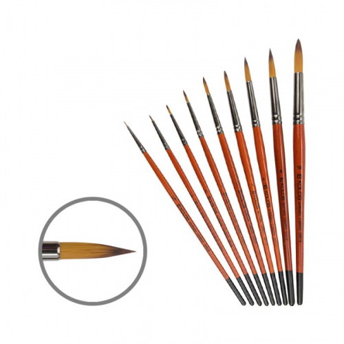 Пензель Kolos синтетика круглий Carrot 1097R № 6