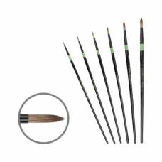 Кисть Kolos синтетика круглая Green strip 1019R № 4 