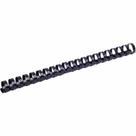 Пружина пластик Axent 2916-01-А  d =16 мм чорна (100-120аркушів)