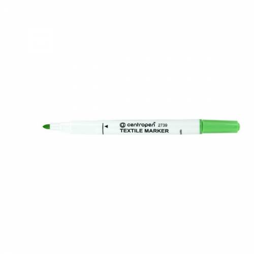 Маркер для тканини Centropen 2739-15 2 мм жовто-зелений