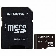 Накопитель MicroSD ADATA  4Gb  (class 4) HC