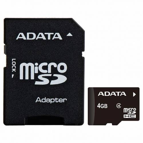 Накопитель MicroSD ADATA  4Gb  (class 4) HC