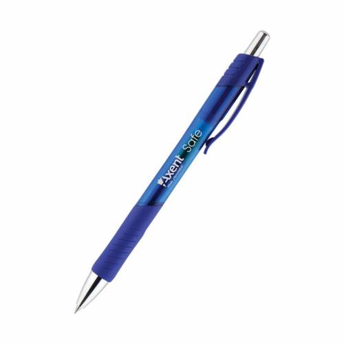 Ручка Axent гелеевая 1074-02 Safe автомат. син