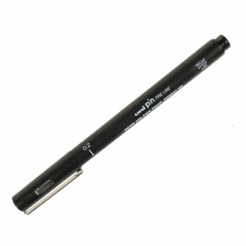 Линер Uni PiN fine line 0.2мм чёрный Линер Uni PiN fine line 0.2мм чёрный