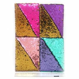 Блокнот JosefOtten A5 с пайетками 6261 лінія Матовий ШК..0438 