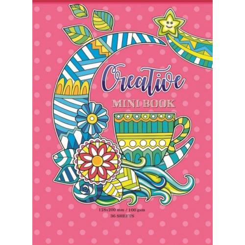 Раскраска антистресс TM Мандарин 36л 128х200мм мягкий переплёт на скобе матовая ламинация 100гр/м2 203690