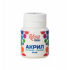 Краска акриловая Rosa Talent 20мл глянец белая 21001