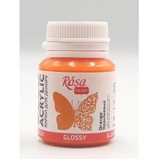 Краска акриловая Rosa Talent 20мл глянец оранжевая 21006