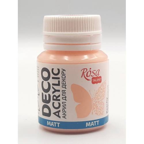 Краска акриловая Rosa Talent 20мл матовая персиковая 20050
