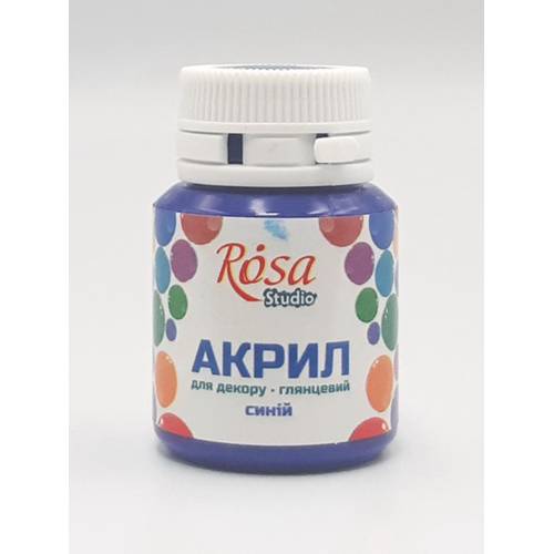 Краска акриловая Rosa Talent 20мл глянец синяя 21012