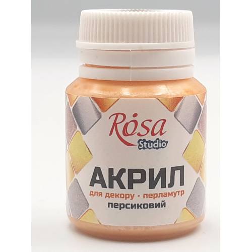Краска акриловая Rosa Talent 20мл перламутр персиковый 76 22036