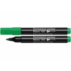 Маркер перманентный Schneider 160 круглый 1-3мм зелёный S116004