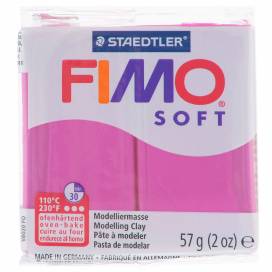 Глина полимерная FIMO Soft 57г 8020-22 малиновый